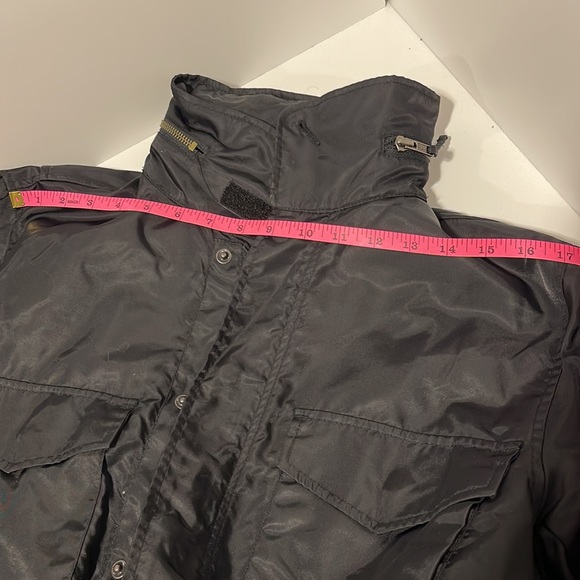 GAP | BLACK HOODED WEATHER RESISTANT UTILITY COAT | SIZE XS - Picture 9 of 10